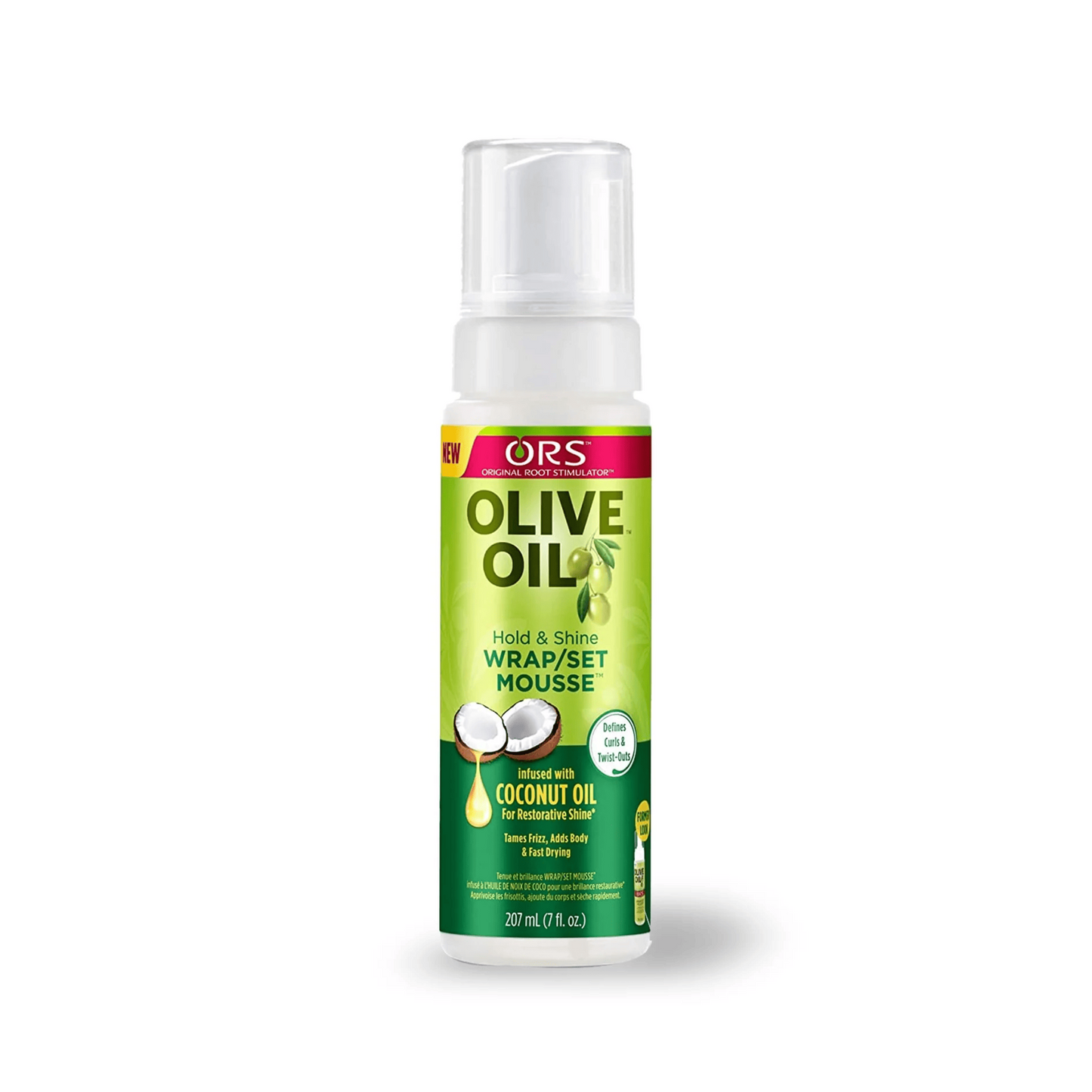 ORS Olive Oil Hold & Shine Wrap/Set Mousse (7 oz)