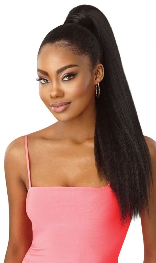 Outre Pretty Quick Pony - Wrap Ponytail - Kinky Straight 24"