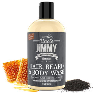 Uncle Jimmy Hair, Beard & Body Wash (12 oz)