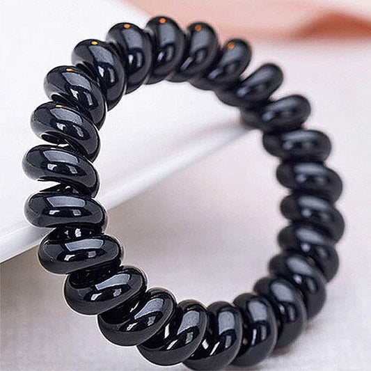 Plastic Coil Hair Ties (20Pcs) Traceless - empress mane