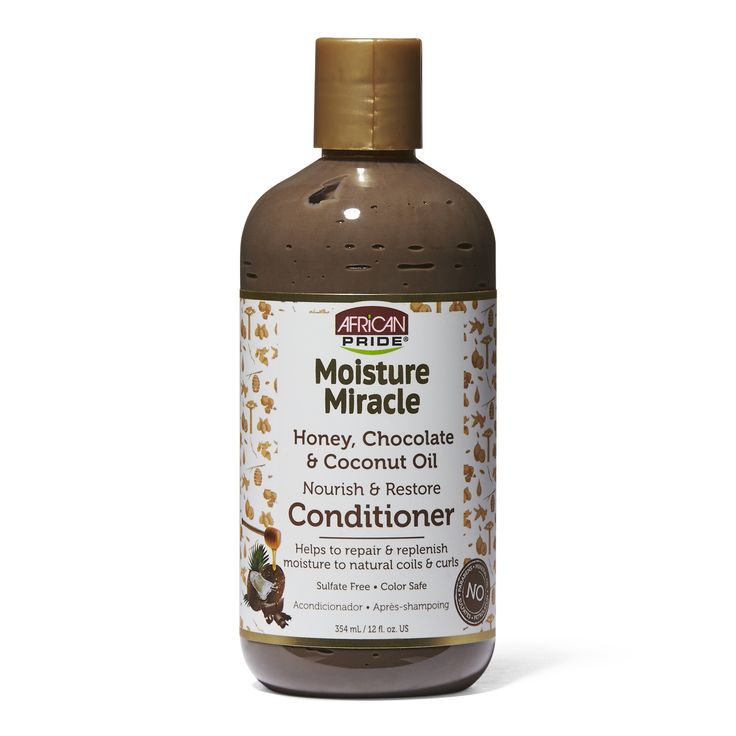 African Pride Moisture Miracle Honey, Chocolate & Coconut Oil Nourish & Restore Conditioner (12oz) - empress mane 