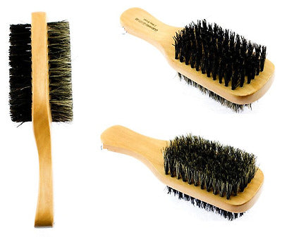 Magic Collection Soft & Hard Double Sided Natural Boar Bristle Club Brush Wood - empress mane 