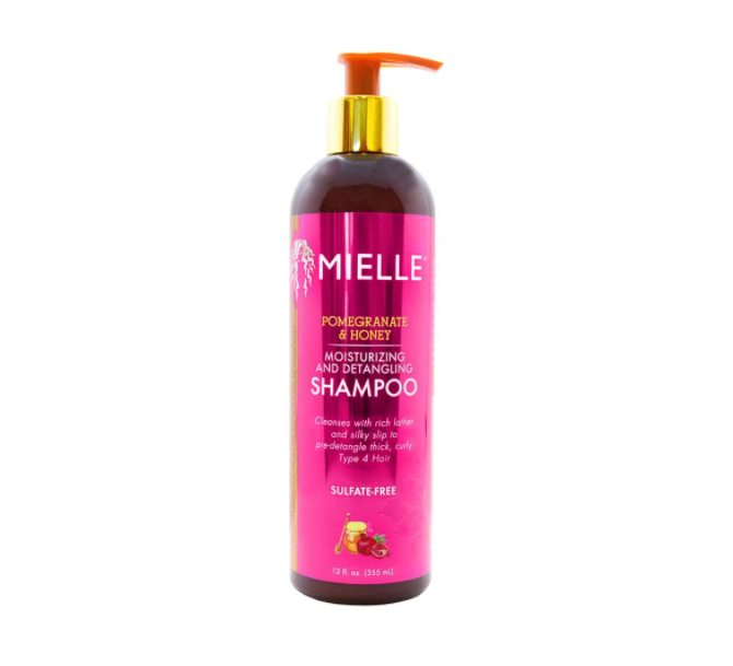 Mielle Pomegranate & Honey Moisturizing And Detangling Shampoo (12oz) - empress mane 