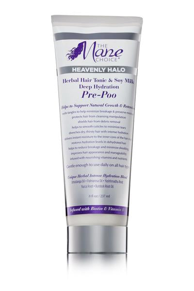 The Mane Choice Heavenly Halo Herbal Hair Tonic & Soy Milk Deep Hydration Pre-Poo (8 oz)