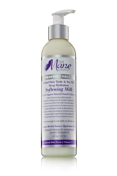 The Mane Choice Heavenly Halo Herbal Hair Tonic & Soy Milk Deep Hydration Softening Milk (8 oz)