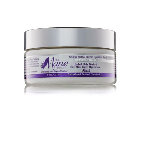 The Mane Choice Heavenly Halo Herbal Hair Tonic & Soy Milk Deep Hydration Mask (8 oz)