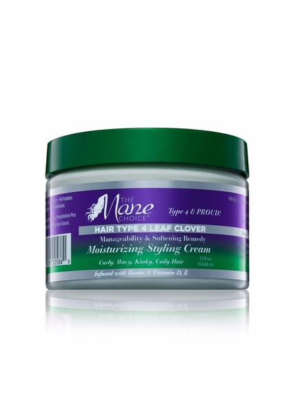 The Mane Choice Hair Type 4 Leaf Clover Manageability & Softening Remedy Moisturizing Styling Cream (12 oz)
