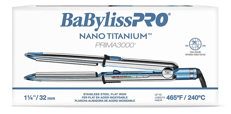 Babyliss Pro Nano Titanium Optima 3000 Flat Iron (1-1/4 Inch)