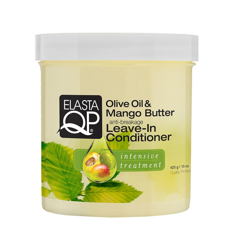 Elasta QP Olive Oil & Mango Butter Leave-In Conditioner (15 oz)