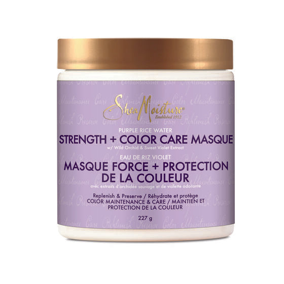 Shea Moisture Purple Rice Water Strength & Colour Care Masque (8 oz)
