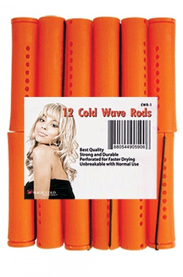Liz Professional Perm Rods/Cold Wave Rods 9/16"(12 pack) - White