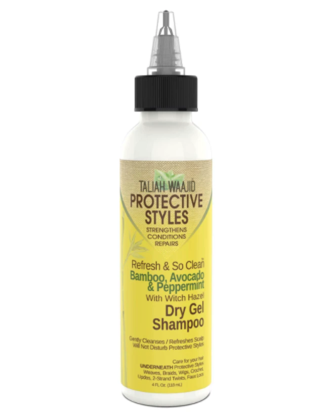 Taliah Waajid Protective Styles Refresh and So Clean Bamboo, Avocado & Peppermint Dry Gel Shampoo (4 oz)