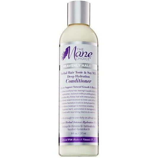 The Mane Choice Heavenly Halo Herbal Hair Tonic & Soy Milk Deep Hydration Conditioner (8 oz)