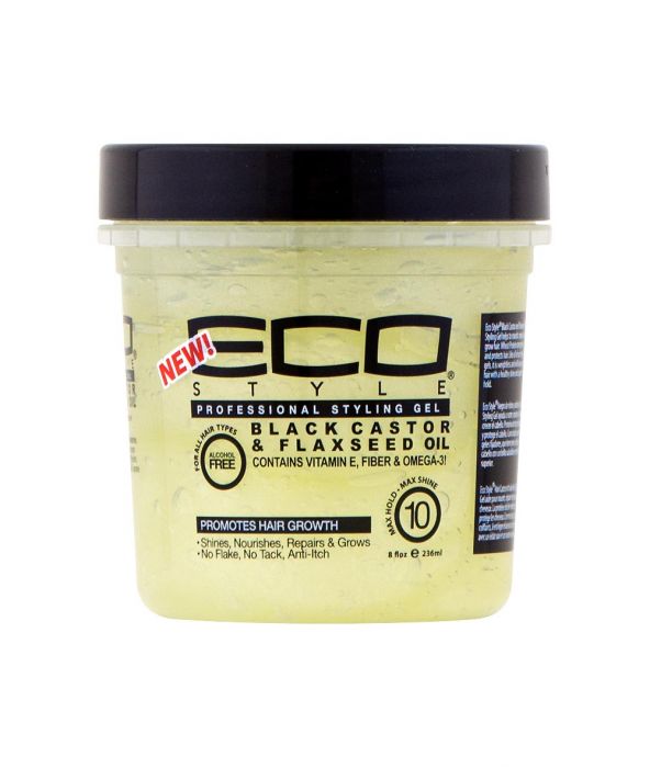 EcoStyler Professional Styling Gel - Black Castor Oil & Flaxseed - empress mane 