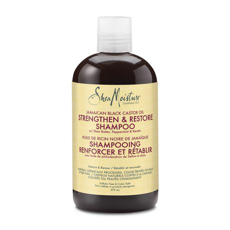 Shea Moisture Jamaican Black Castor Oil Strengthen & Restore Shampoo (8 oz) - empress mane 