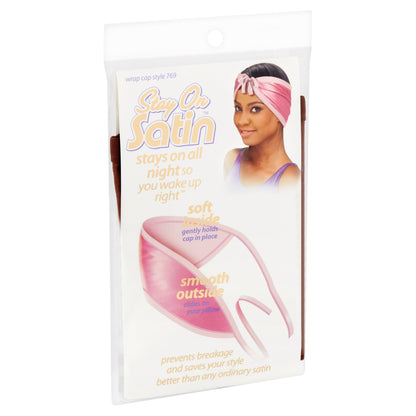 Stay On Satin Edge Wrap Cap - empress mane 